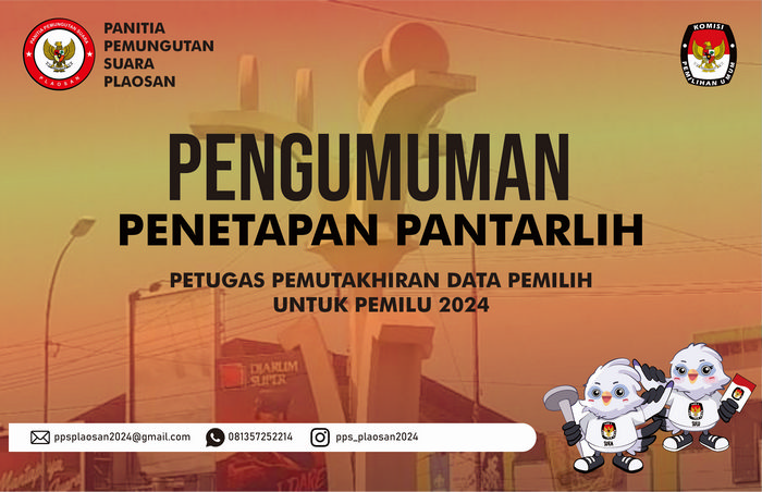 Pengumuman Hasil Selesi Pantarlih Desa Plaosan